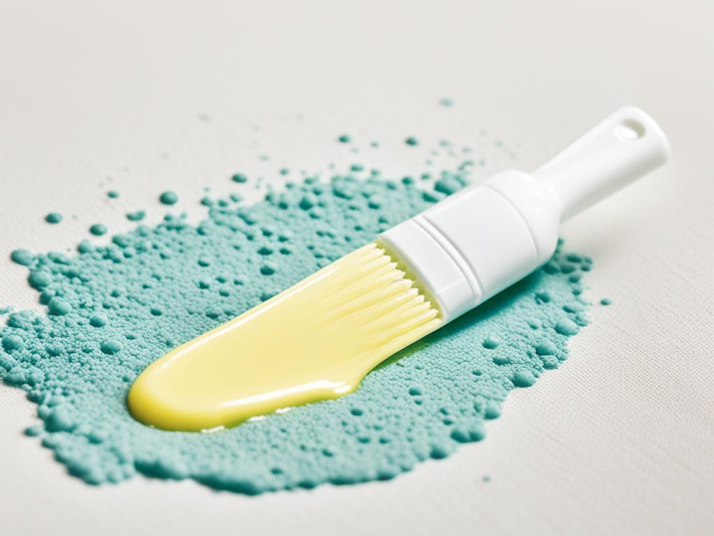 clean toothpaste from fabric