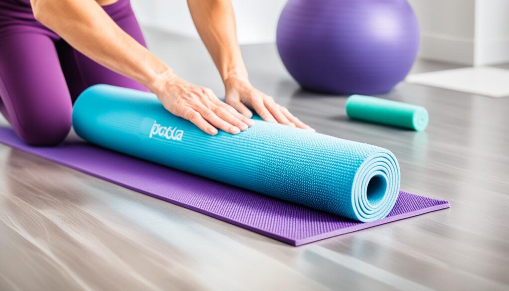 how to clean yoga mat