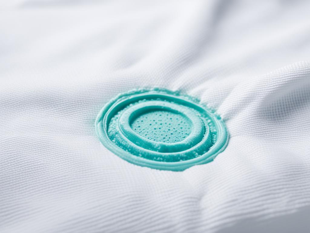 toothpaste stain on fabric