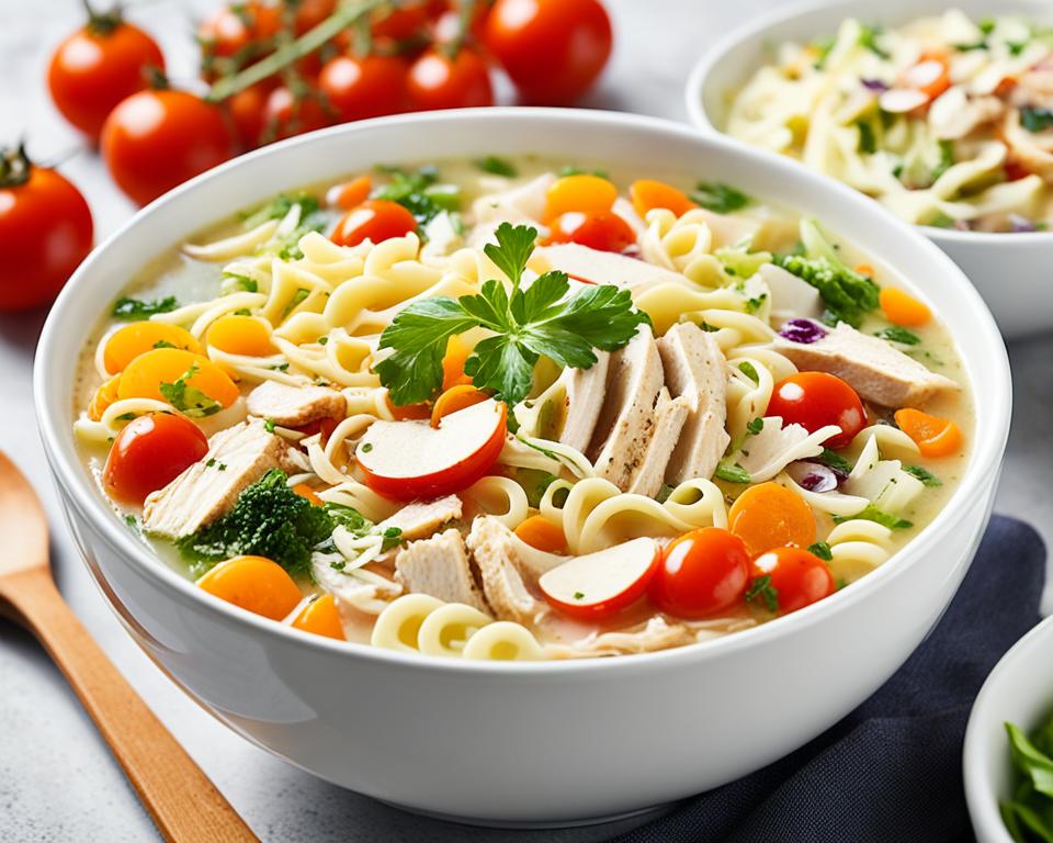 what to eat with chicken noodle soup