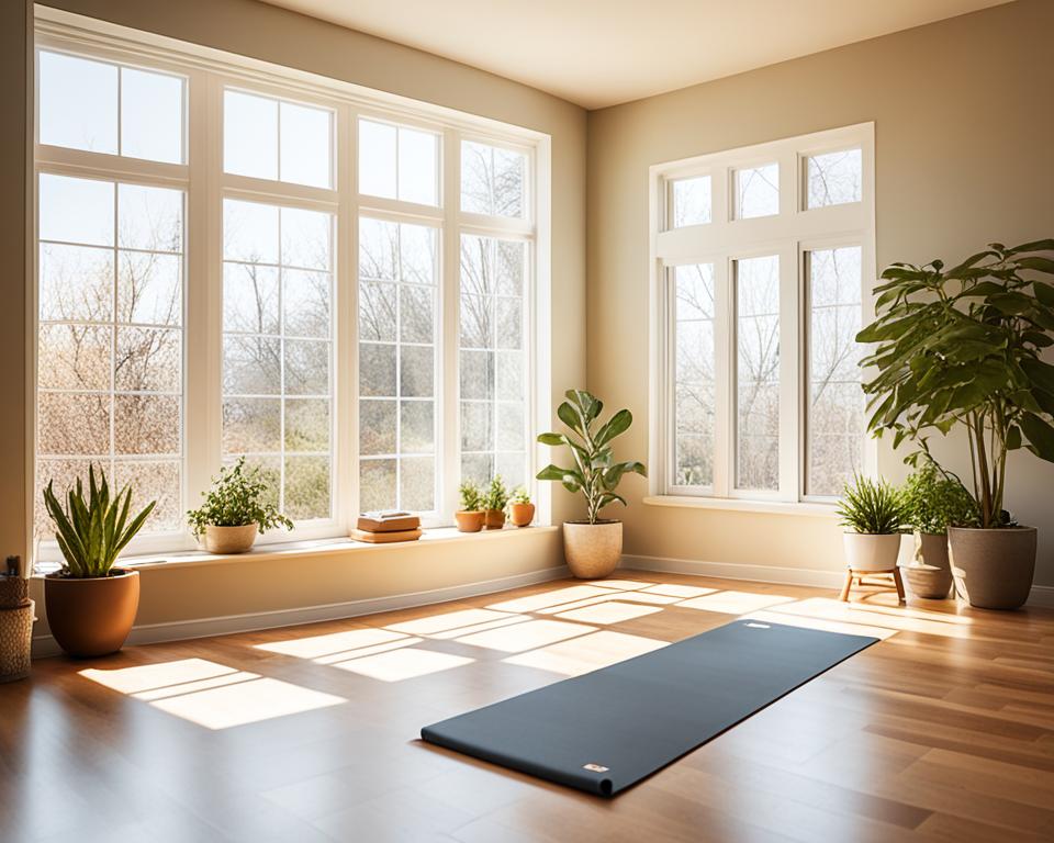 at-home yoga studio