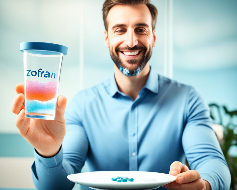 drinking water after zofran dosage