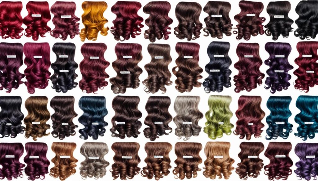 hair color options for curly hair